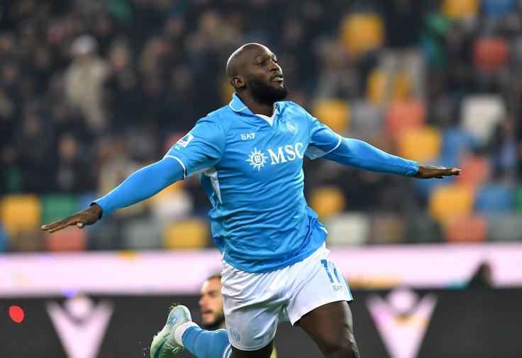 Mrežo Udineseja je zatresel tudi Belgijec Romelu Lukaku. | Foto: Reuters