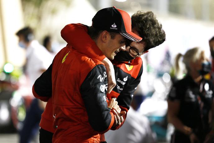 Melbourne Leclerc Ferrari | Charles Leclerc in Mattia Binotto jasno zadovoljna po VN Avstralije. | Foto Reuters