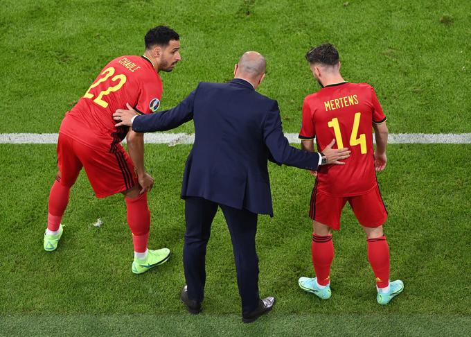 "To bo fantastična tekma, toda kogarkoli bi dobili na žrebu, bi bila to velika tekma v tekmovanju, ki je bilo že do zdaj za nas uspešno," je dejal selektor Belgije Roberto Martinez. | Foto: Reuters