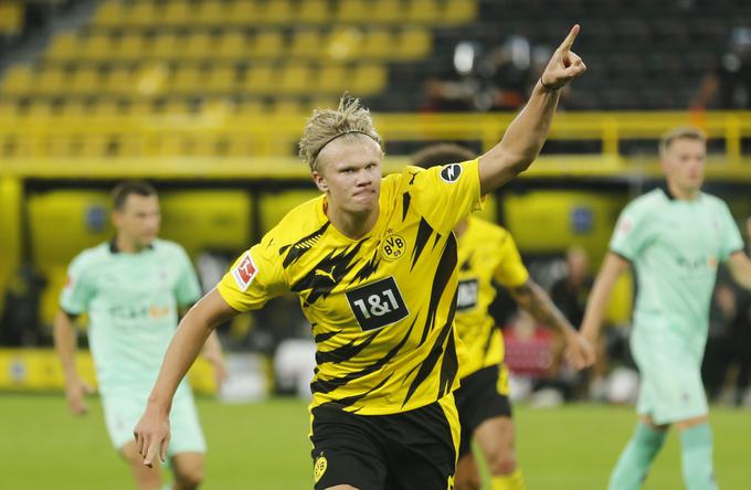 Erlinga Haalanda želijo vsi največji evropski klubi, a Borussia ga ne bo predala zlahka.  | Foto: Reuters