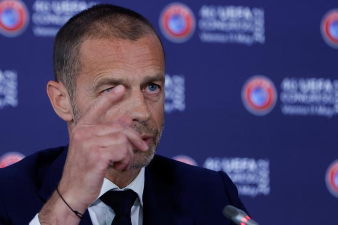 Aleksander Čeferin Uefa | Aleksander Čeferin je evropskemu parlamentu obljubil pogovor na temo Belorusije. | Foto Reuters