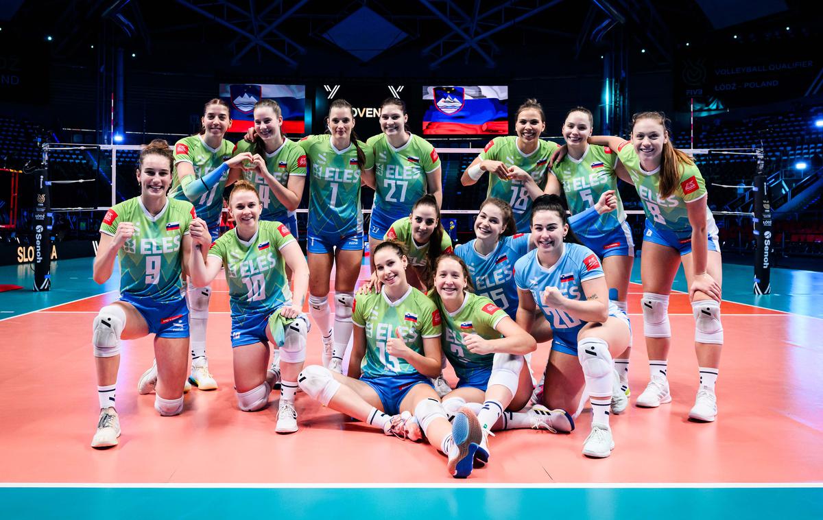 slovenska ženska odbojkarska reprezentanca | Slovenske odbojkarice so na predzadnji tekmi olimpijskih kvalifikacij s 3:2 premagale Kolumbijke. | Foto Volleyball World