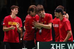 Belgija prvi polfinalist Davisovega pokala