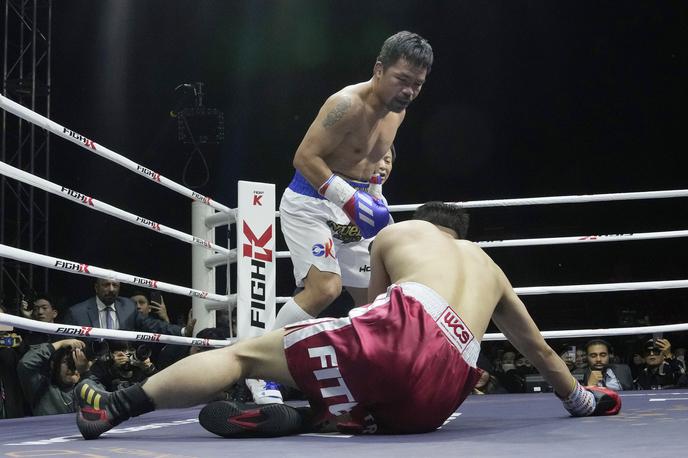 Manny Pacquiao | Manny Pacquiao je ob vrnitvi v ring zanesljivo opravil  z južnokorejskim zvezdnikom Youtuba DK Yoojem. | Foto Guliverimage