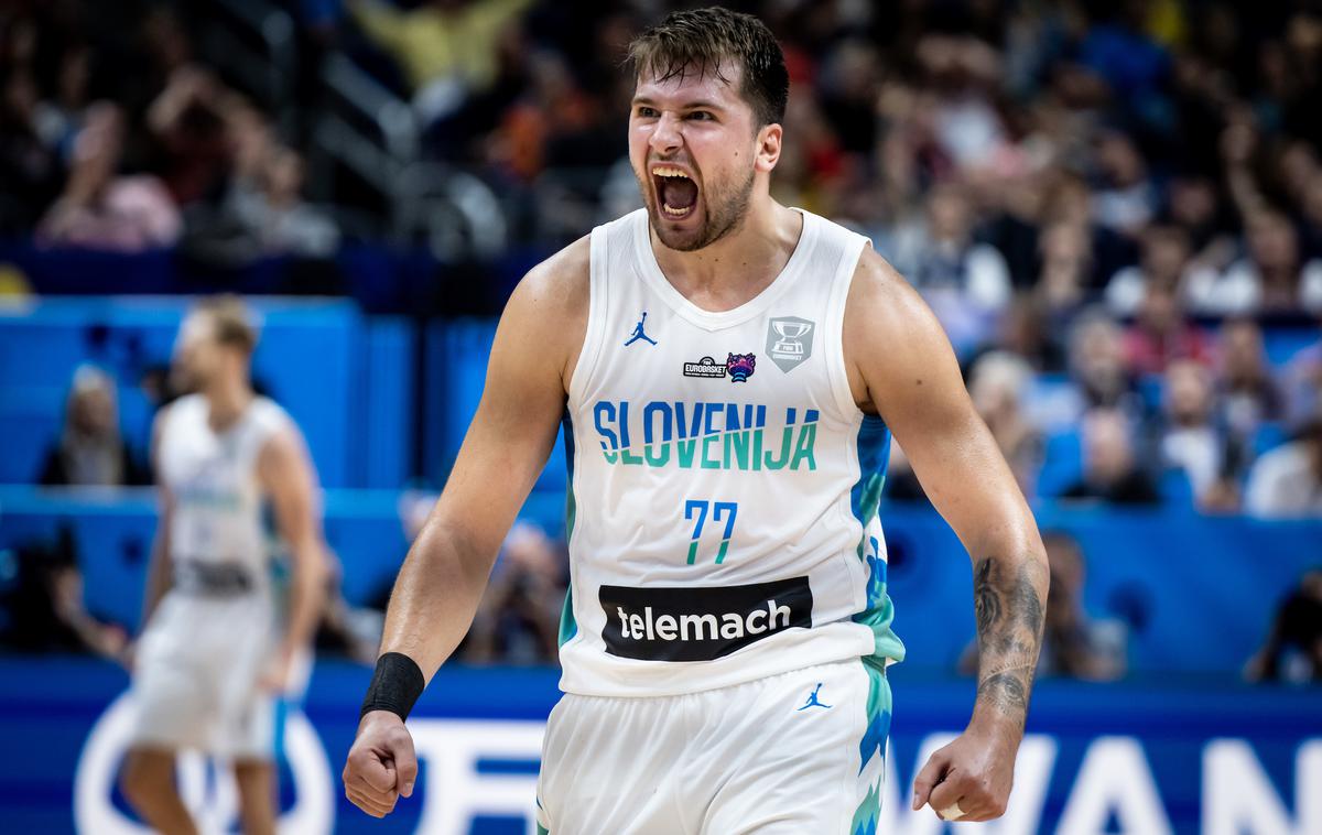 četrtfinale EuroBasket Slovenija Poljska Luka Dončić | Prvi zvezdnik slovenske košarkarske reprezentance je Luka Dončić. | Foto Vid Ponikvar/Sportida