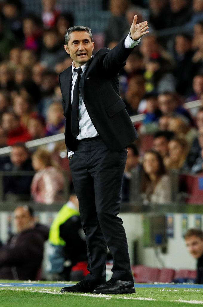 Ernesto Valverde bo v soboto z Barcelono na Camp Nouu pričakal Celto iz Viga. | Foto: Reuters