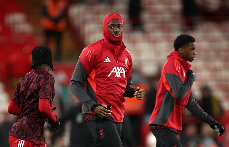 Ibrahima Konate bo v soboto kandidiral za dvoboj proti Newcastlu. | Foto: Reuters