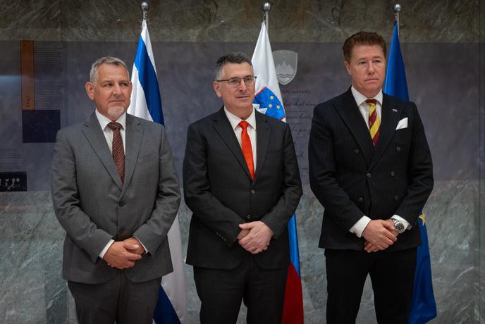Izraelski zunanji minister obiskal državni zbor