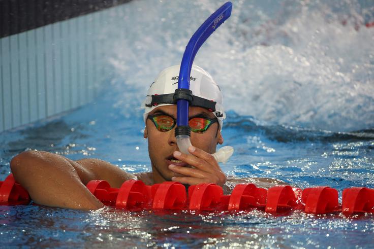 Rami Anis je 25-letnik iz Sirije. Zdaj živi in vadi v Belgiji. "Plavanje je moje življenje, bazen pa dom," pravi.
 | Foto: 