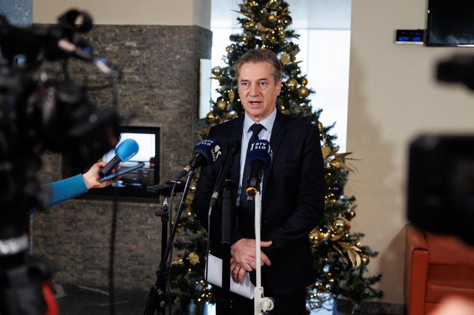 Robert Golob | V štirih letih sodelovanja so v koaliciji in vladi vedno znali preseči osebna razhajanja in osebne interese v korist družbe, je povedal in zatrdil, da bodo mandat izpeljali do konca, prav tako pa so pripravljeni, da ga ponovijo.  | Foto STA