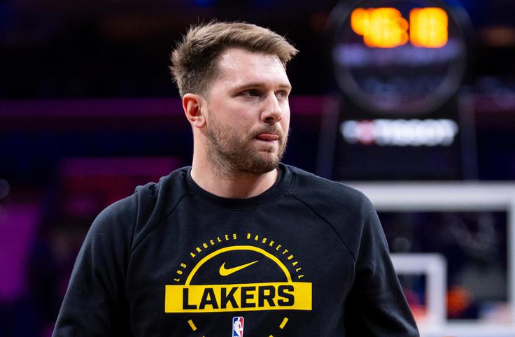 Dončić je v tej sezoni izpustil sedem tekem Lakersov. Njegovi soigralci so na tistih srečanjih vknjižili štiri zmage, trikrat pa izgubili. | Foto: Guliverimage