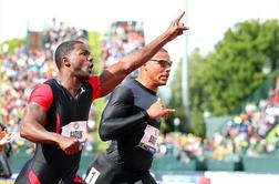 Gatlin 9,80, Gay 9,86 na 100 m v Eugenu (video)