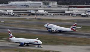 Do Londona poleti 19 direktnih poletov, v Španijo niti eden
