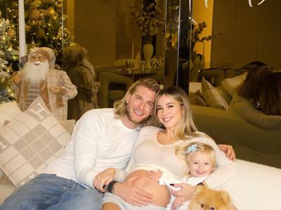 Italijanska novinarka z nemškim nogometašem pričakuje drugega otroka