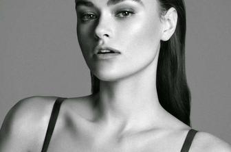 Calvin Klein je model s konfekcijsko številko 38 označil za "močnejši"