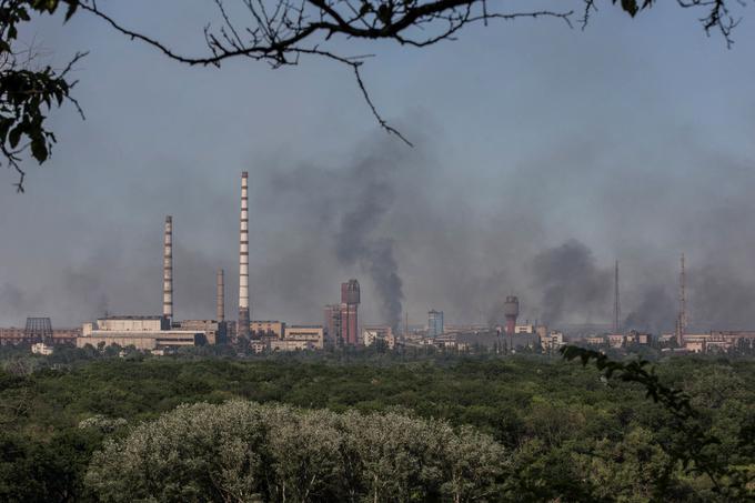 Po poročanju hrvaškega Indexa je Hajdaj povedal, da kemično tovarno dušika Azot nadzorujejo Ukrajinci. | Foto: Reuters