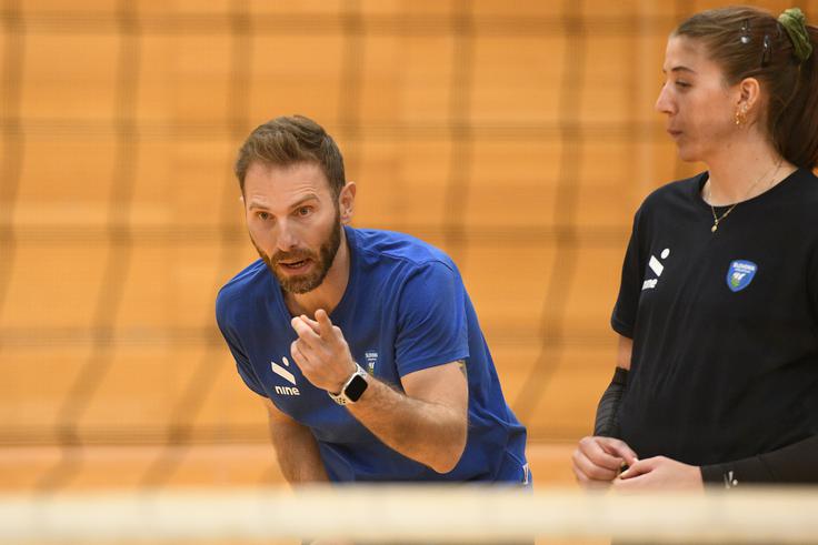 Alessandro Orefice je ponosen na svoje varovanke. | Foto: Aleš Oblak