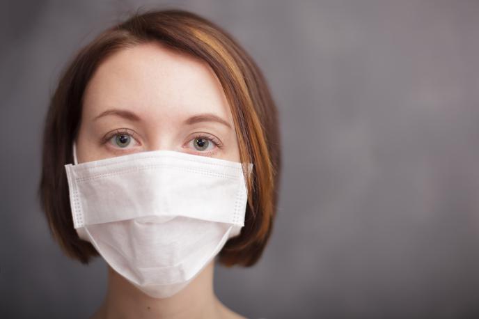 Koronavirus. Maska. Bolezen. | Foto Getty Images