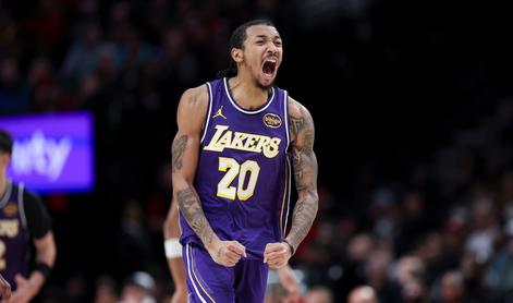 Noro, Lakersi brez treh največjih zvezdnikov do podviga v Portlandu! #video