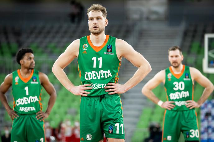 Cedevita Olimpija Promitheas | Jaka Blažič je drugič zapored izbran v drugo peterko EuroCupa. | Foto Vid Ponikvar/Sportida