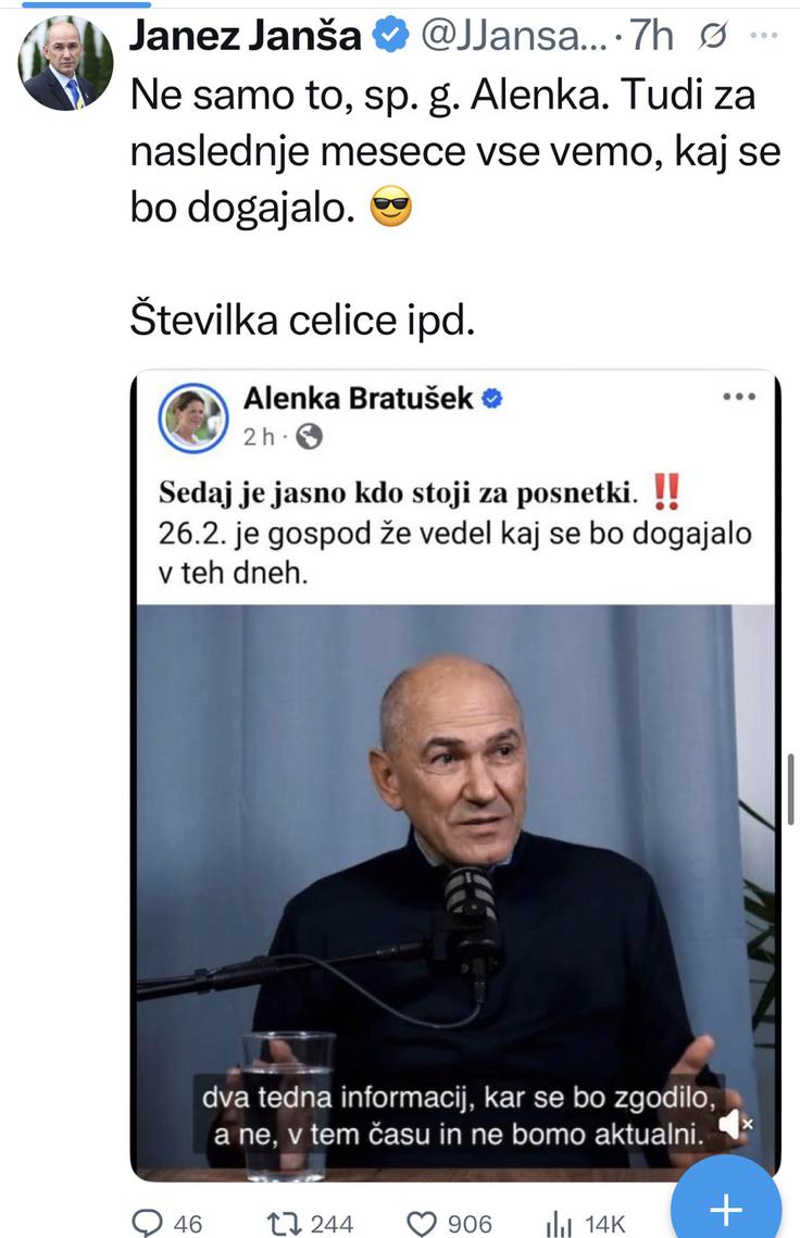 Janez Janša | Foto: Janez Janša/X