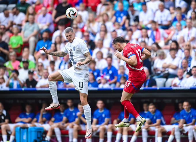 Benjamin Šeško še čaka prvi gol na evropskih prvenstvih. | Foto: Guliverimage