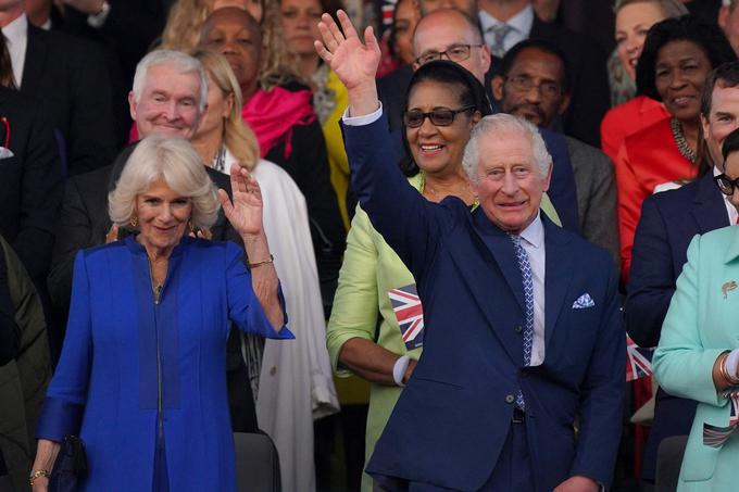 Koncert po kronanju so pripravili v čast kraljici Camilli in kralju Karlu III. | Foto: Reuters