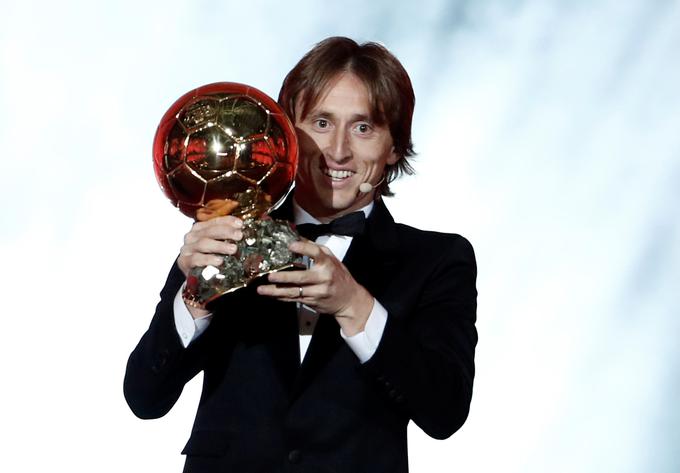 Luka Modrić, dobitnik nagrad zlata žoga, Fifa The Best in Uefe je najboljši tudi po izboru The Guardiana. | Foto: Reuters
