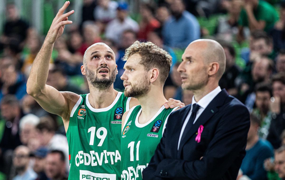 Jaka Blažič | Košarkarji Cedevite Olimpije so se pogovorili in našli pot do zmagovitega tira. | Foto Grega Valančič/Sportida