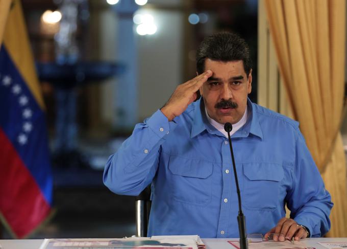 Venezuela je danes sporočila, da bo znova preučila diplomatske odnose z evropskimi državami, ki so priznale Juana Guaidoja kot začasnega predsednika Venezuele. | Foto: Reuters