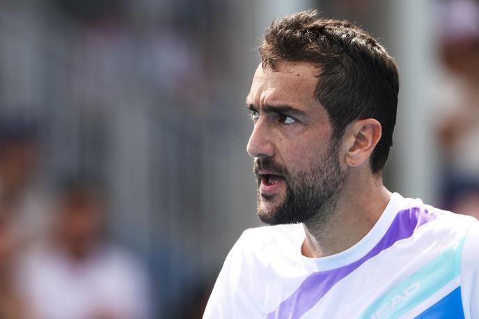 Marin Čilić | Marin Čilić je po treh nizih napredoval v drugi krog. | Foto Guliverimage