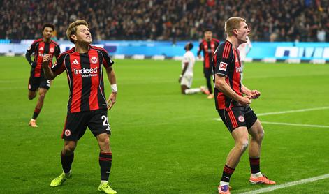 Nadaljevanje strelskega šova Kana? Eintracht in Hoffenheim izkoristila spodrsljaj Leipziga.