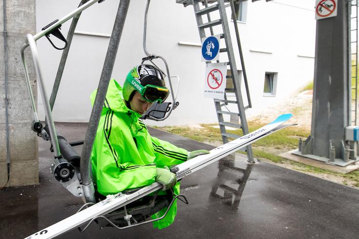 Trenirati je treba v vseh pogojih. Tudi ko bo šlo zares, ti jo lahko narava zagode. | Foto: Matic Klanšek Velej/Sportida