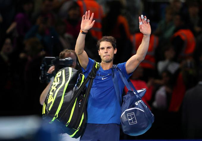 Rafael Nadal je odigral zadnji turnir v tem letu. | Foto: Reuters