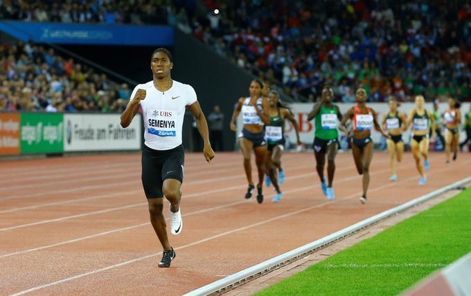 Caster Semenya je na 800 m nepremagana vse od leta 2015.  | Foto: Reuters