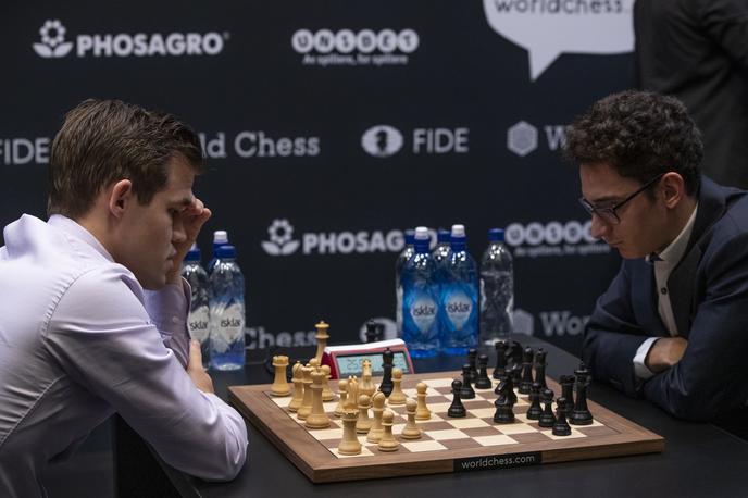 Magnus Carlsen Fabio Caruano | Magnus Carlsen je ubranil naslov prvaka. | Foto Getty Images