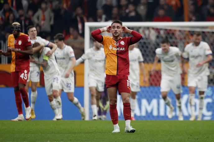 Galatasaray Dinamo Kijev | Prva tekma lige Europa v letu 2025 je postregla s kar šestimi zadetki. | Foto Reuters