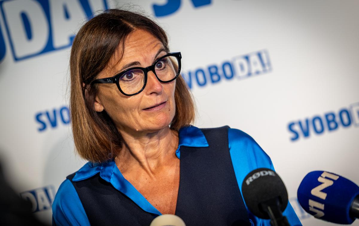 Nataša Avšič Bogovič | "Moramo biti odgovorni in državotvorni," je pozvala Nataša Avšič Bogovič.  | Foto Gaja Hanuna