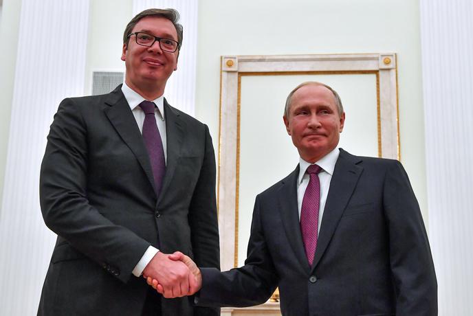 Srečala se bosta Putin in Vučić
