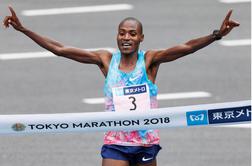 Kenijec in Etiopijka slavila na maratonu v Tokiu