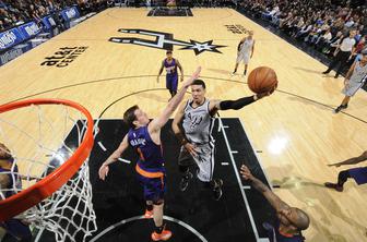 Dragić razpoložen, a brez zmage, na kolenih tudi Udrihovi