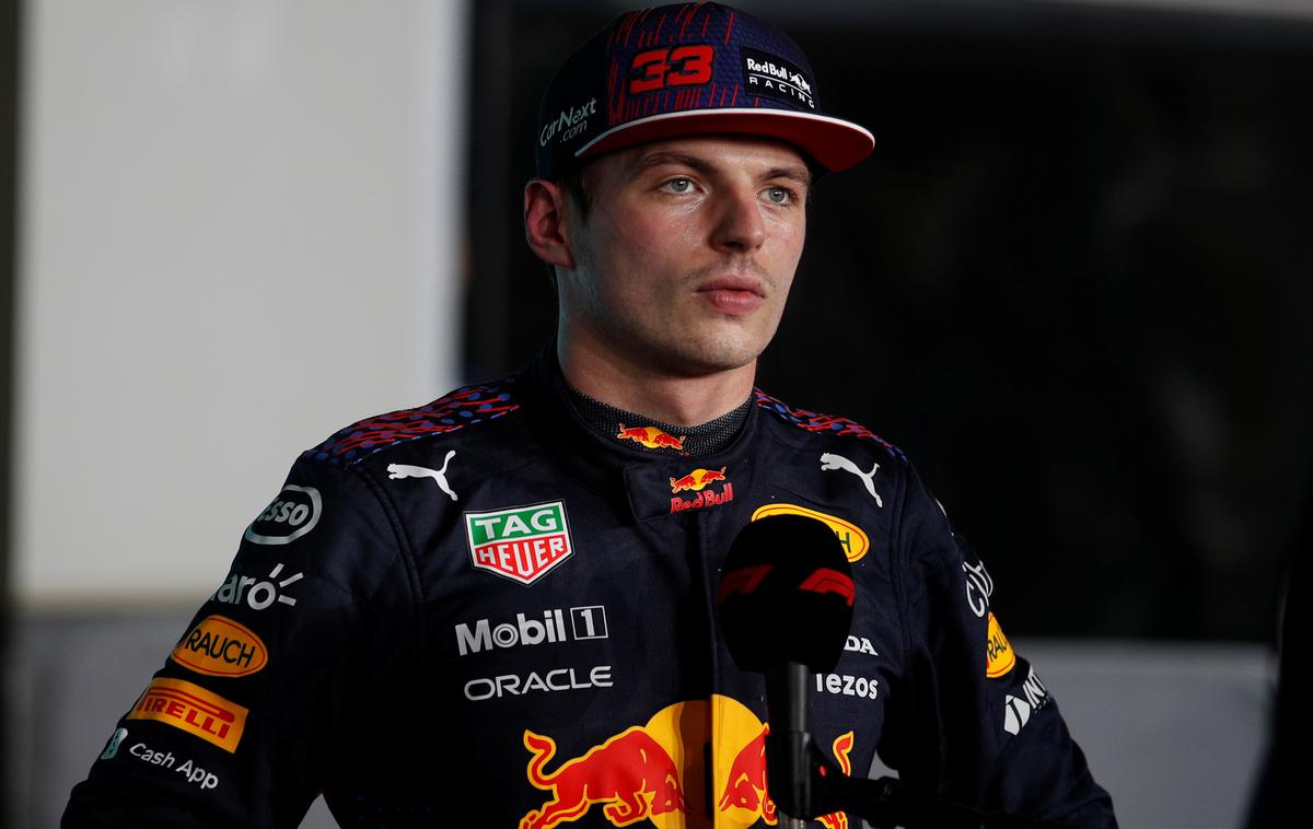 Max Verstappen | Max Verstappen po kvalifikacijah v Katarju. | Foto Reuters