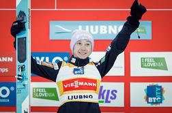 Nika Prevc kljub vetrovni loteriji do druge zmage na Ljubnem