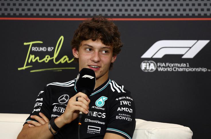 Andrea Kimi Antonelli bo na svoji sedmi dirki formule 1 prvič nastopil pred družino in prijatelji. | Foto: Reuters