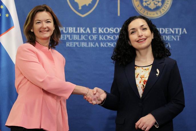 Tanja Fajon | Zunanja ministrica Tanja Fajon je z obiskom Kosova zaključila svoje obiske po državah Zahodnega Balkana. | Foto Twitter/Ministrstvo za zunanje zadeve