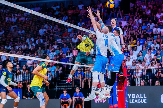 Odbojkarska liga narodov: Slovenija - Brazilija | Foto Volleyballworld
