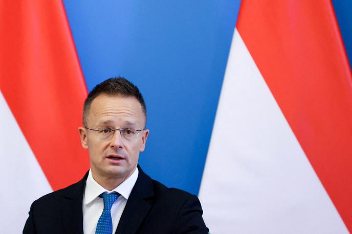 Peter Szijjarto | Madžarski zunanji minister Ukrajino poziva, naj neha napadati ruske energetske objekte, od katerih ima korist tudi Madžarska. | Foto Reuters