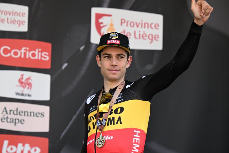 Belgijec Wout Van Aert je prvo etapo prečkal kot najhitrejši. | Foto: Guliverimage/Vladimir Fedorenko