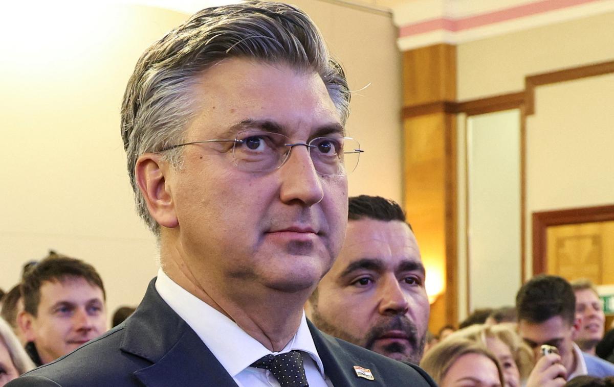 Andrej Plenković | Andrej Plenković je izrazil prepričanje, da bo javnost polni potencial Dragana Primorca, ki mu je napovedal polno podporo, spoznala v drugem krogu. | Foto Reuters