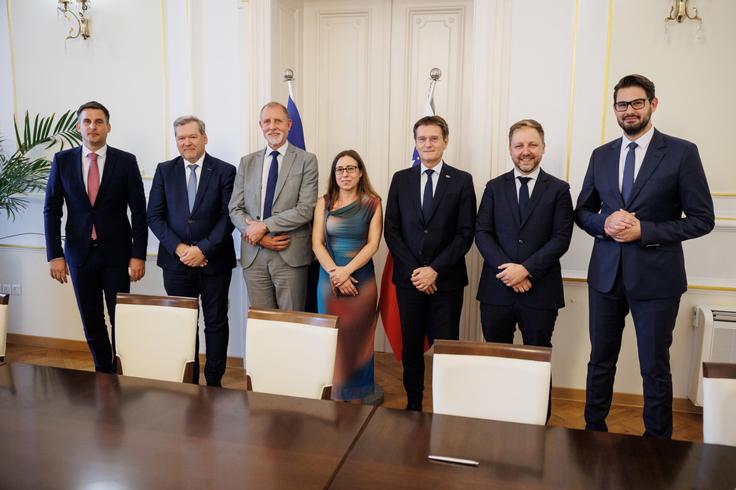 Rektorat Univerze v Ljubljani, podpis sporazuma | Foto: Nebojša Tejić/STA